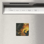 Vintages Geschäft, Stahlindustrie Magnet (In Situ (Geschirrspüler))