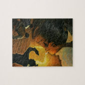 Vintages Geschäft, Stahlindustrie Puzzle (Horizontal)