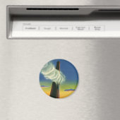 Vintages Geschäft, Steam Whistle Factory Sunrise Magnet (In Situ (Geschirrspüler))