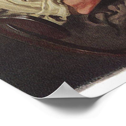 Vintages Geschäft, Telefonreparateur Poster (Ecke)