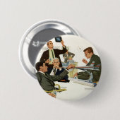 Vintages Geschäft, Treffen der Führungskräfte Button (Vorne & Hinten)
