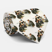 Vintages Geschäft, Treffen der Führungskräfte Krawatte (Gerollt)