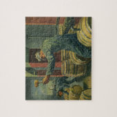 Vintages Geschäft, Weinherstellung Weinkeller Puzzle (Vertikal)