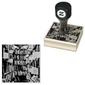 Vintages Geschenk für Buchliebhaber Gummistempel (Stempel)
