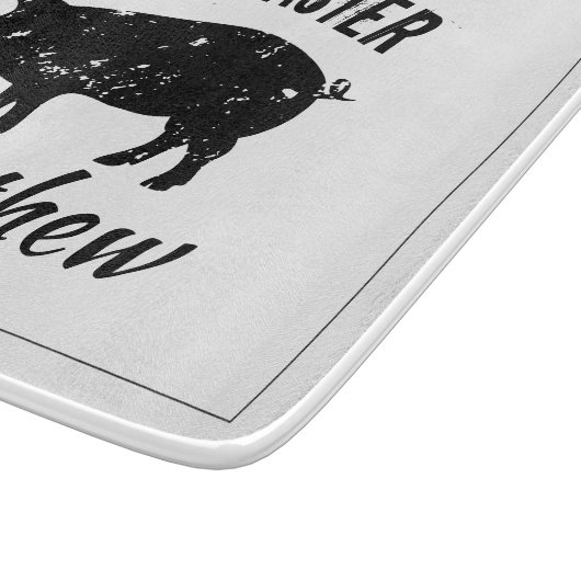 Vintages Geschenk für das Schneidebrett (Ecke)