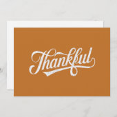 Vintages Geschenk für den Erntedank Feiertagskarte (Vorne/Hinten)