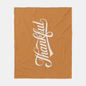 Vintages Geschenk für den Erntedank Fleecedecke (Vorderseite)