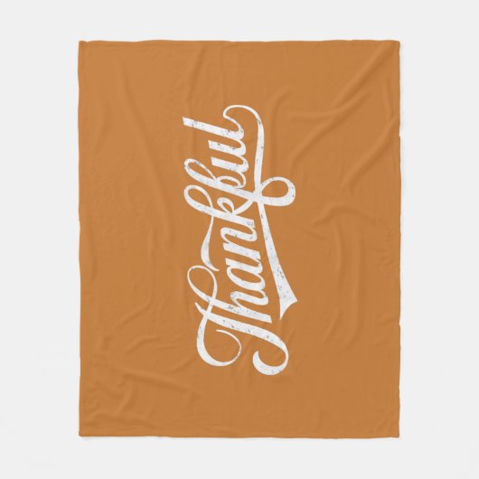 Vintages Geschenk für den Erntedank Fleecedecke (Vorderseite)