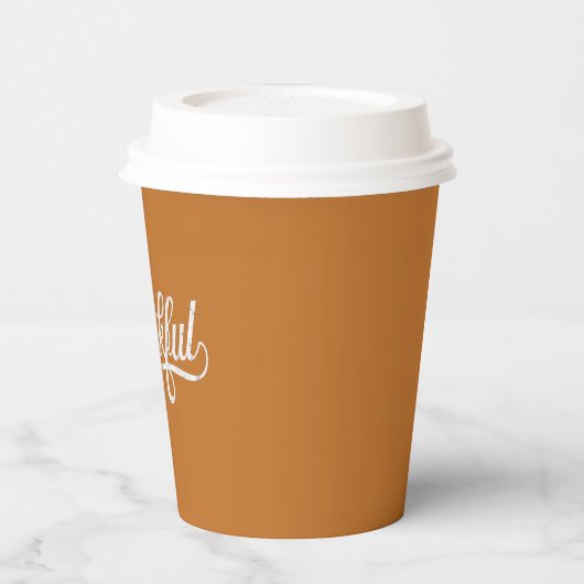 Vintages Geschenk für den Erntedank Pappbecher (Links)