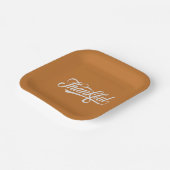 Vintages Geschenk für den Erntedank Pappteller (Gewinkelt)