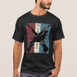 Vintages Geschenk für die Jagd auf Hirsche T-Shirt
