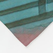 Vintages Geschenk für Gitarrist Fleecedecke (Ecke)