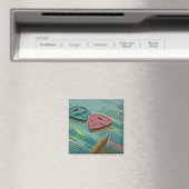 Vintages Geschenk für Gitarrist Magnet (In Situ (Geschirrspüler))