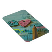 Vintages Geschenk für Gitarrist Magnet (Rechte Seite)