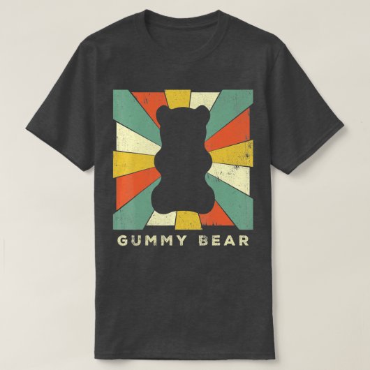 Vintages Geschenk für Gummibären T-Shirt (Design vorne)