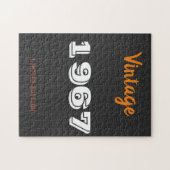 Vintages Geschenk von 1967 Puzzle (Horizontal)