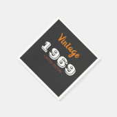 Vintages Geschenk von 1969 Serviette (Ecke)