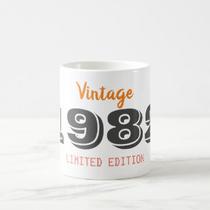 Vintages Geschenk von 1982 in limitierter Auflage Kaffeetasse