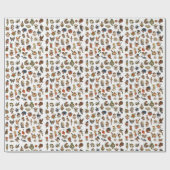 Vintages Geschenkpapier (Flach)