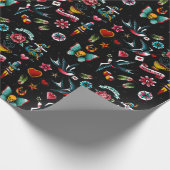 Vintages Geschenkpapier (Ecke)