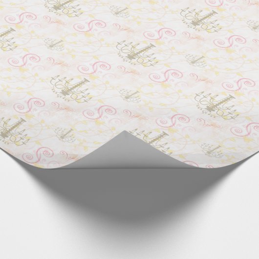 Vintages Geschenkpapier (Ecke)