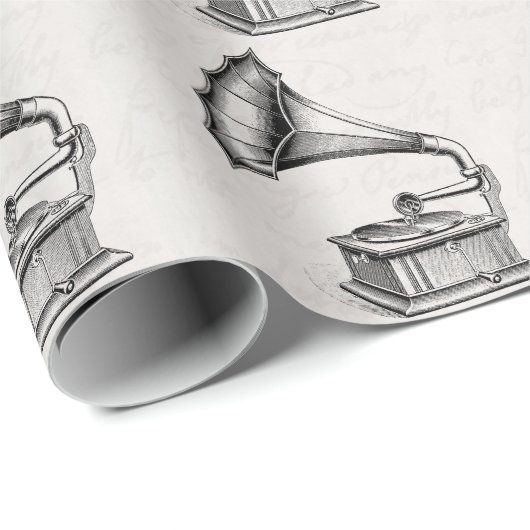 Vintages Geschenkpapier (Rolleneckpunkt)