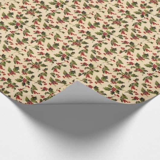 Vintages Geschenkpapier (Ecke)