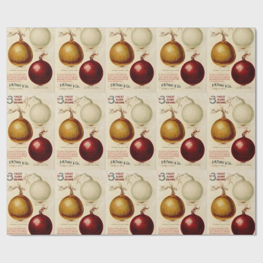 Vintages Geschenkpapier (Flach)