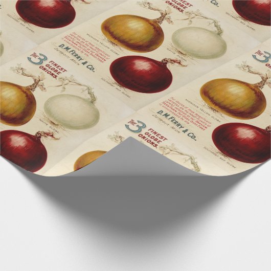 Vintages Geschenkpapier (Ecke)