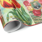 Vintages Geschenkpapier (Rolleneckpunkt)