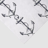 Vintages Geschenkpapier für Ankergewebe Seidenpapier (Ausschnitt)