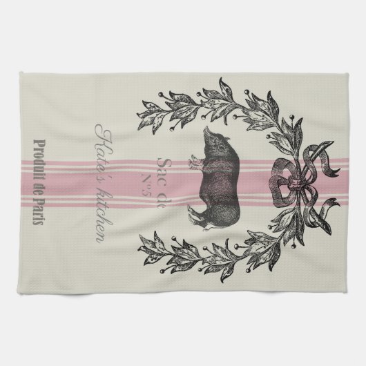 Vintages Geschirrtuch (Horizontal)