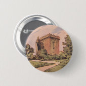 Vintages Geschwätz-Schloss Button (Vorne & Hinten)