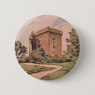 Vintages Geschwätz-Schloss Button