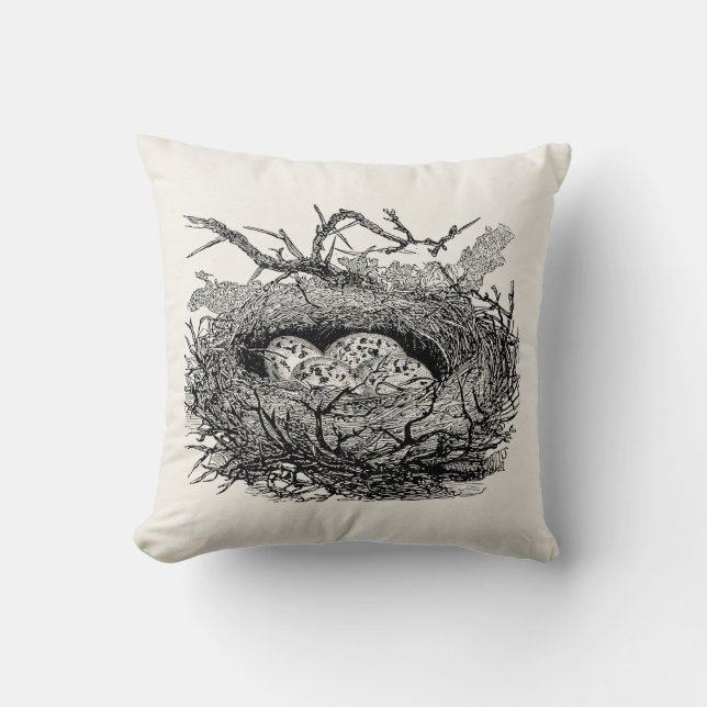 Vintages gesprenkeltes kissen (Vorderseite)