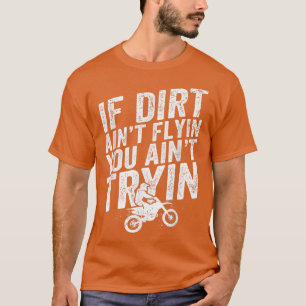 Vintages gestörtes Dirt Bike Motocross 1395 T-Shirt