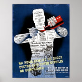 Vintages Gesundheitspopster Poster (Vorne)