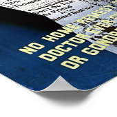 Vintages Gesundheitspopster Poster (Ecke)