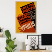 Vintages Gesundheitspopster Poster (Heimbüro)