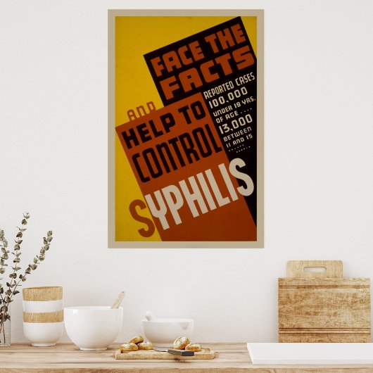Vintages Gesundheitspopster Poster (Küche)