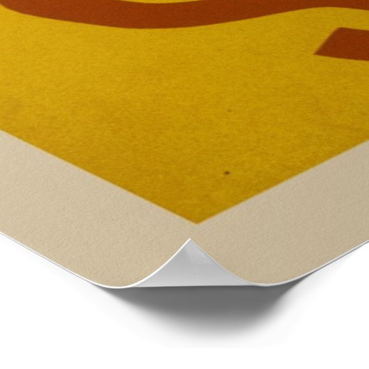 Vintages Gesundheitspopster Poster (Ecke)