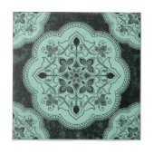 Vintages Gewebe Fliese (Vorderseite)