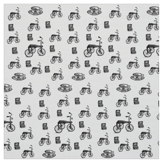 Vintages Gewebe für Fahrräder Stoff (Muster)