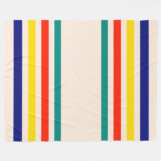 Vintages, gewebtes Fleeceebanket Fleecedecke (Vorderseite (Horizontal))