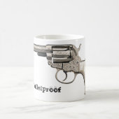 Vintages Gewehr-kugelsichere Kaffee-Tasse Kaffeetasse (Mittel)