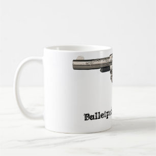Vintages Gewehr-kugelsichere Kaffee-Tasse Kaffeetasse