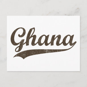 Vintages Ghana Postkarte