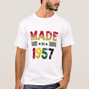Vintages Ghana-T-Shirt 1957: Retro-Preis T-Shirt