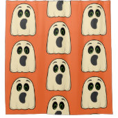 Vintages Ghost Duschvorhang (Vorderseite)