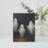 Vintages Ghost-Gemälde Postkarte (Stehend Vorderseite)